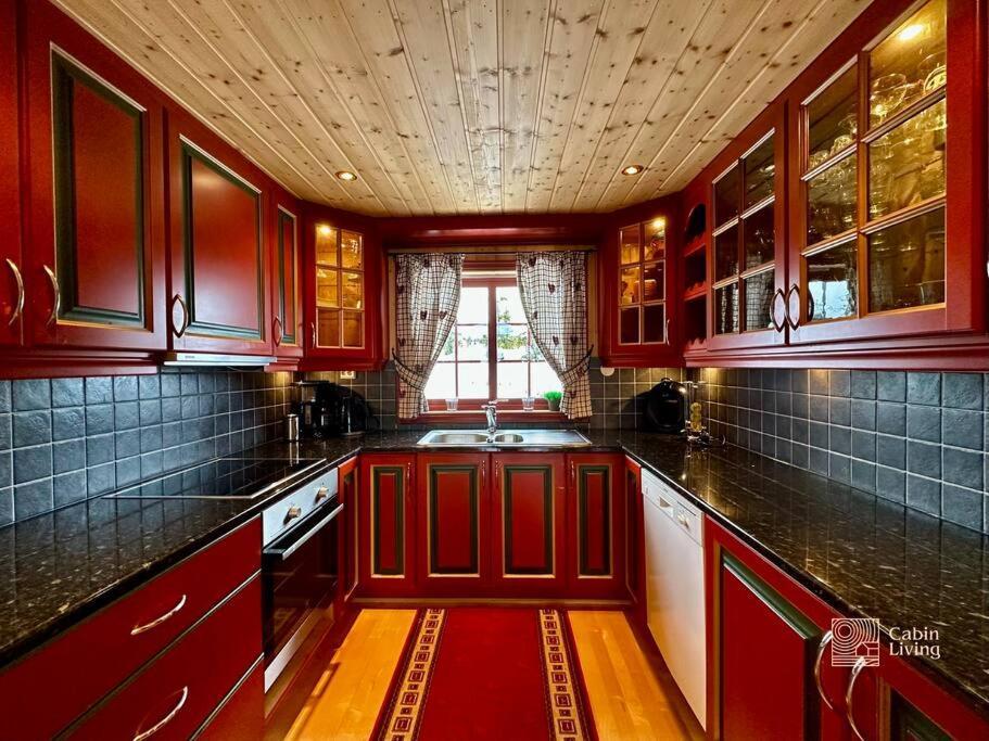 Large Cabin Sjusjoen Best View, Sauna, Ski Inout Exterior foto